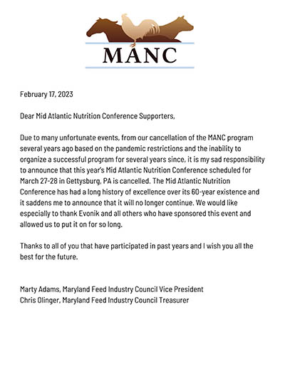MANC Cancellation Letter