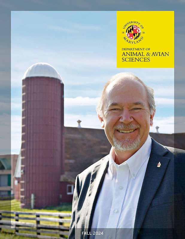 Dr. Porter on Campus Farm